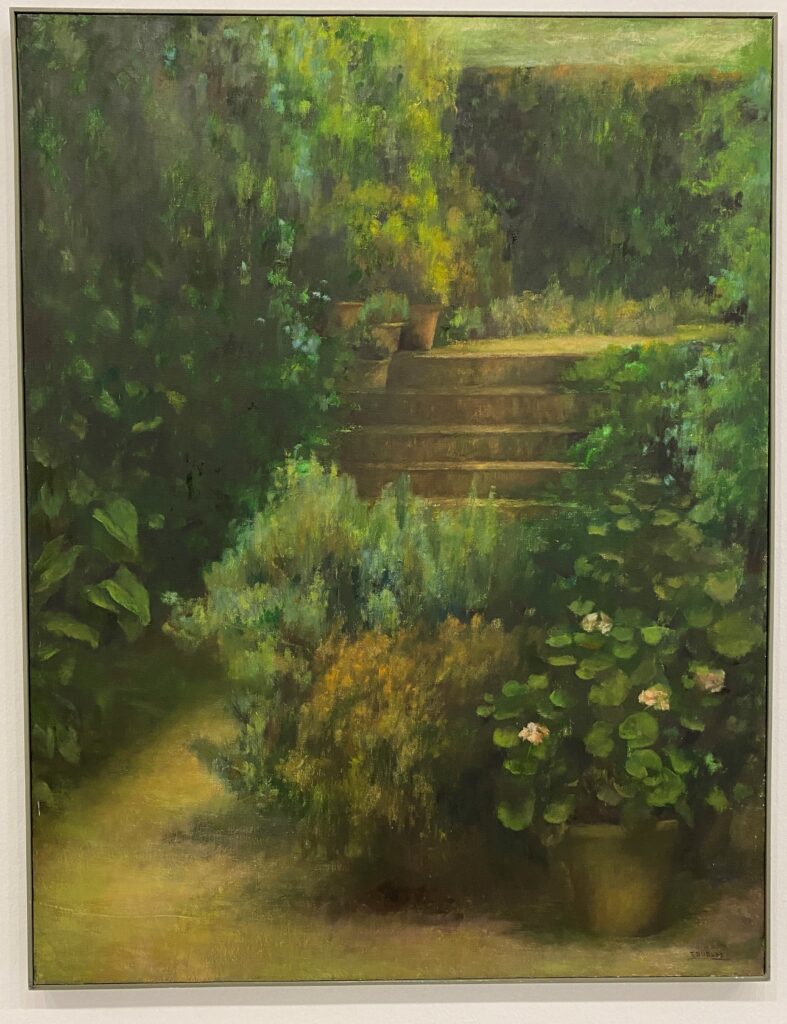 Obra de la serie de jardines, de la exposición 'Fragmentos de mundos'. Teresa Duclós
