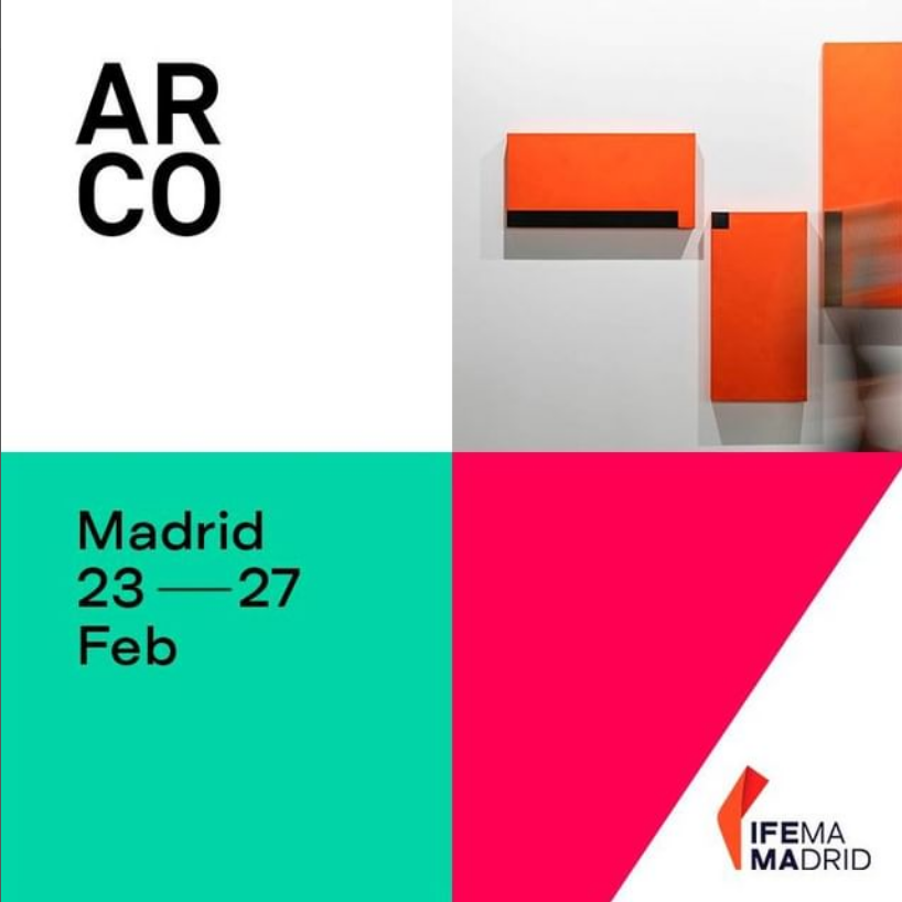 Cartel de ARCOmadrid 2022. Del 23 al 27 de febrero de 2022. IFEMA, Madrid.